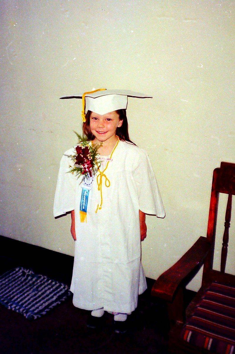 Graduation day, 1989–1990.