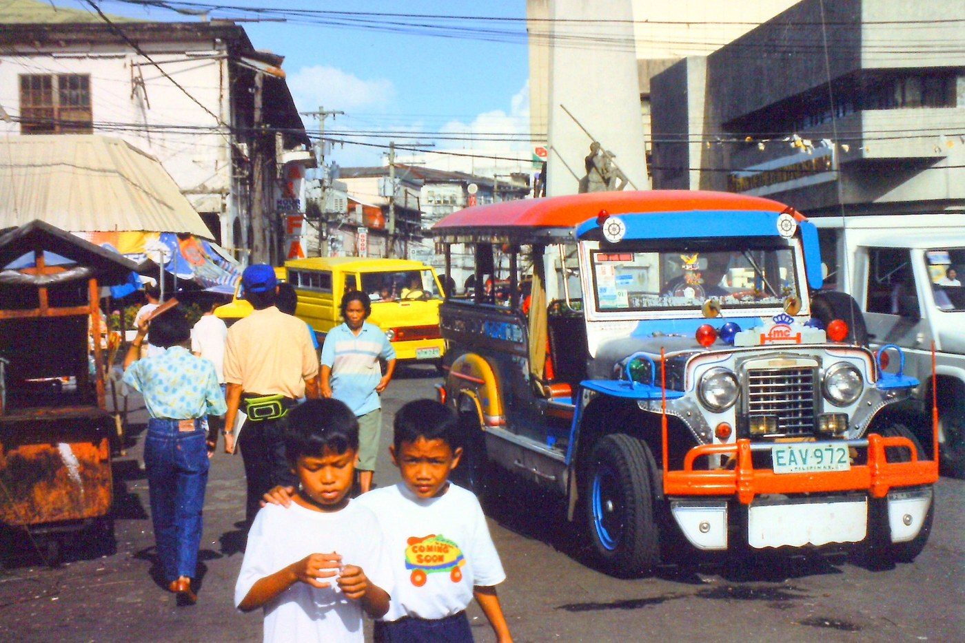 A jeepney in town, 1994–1996.