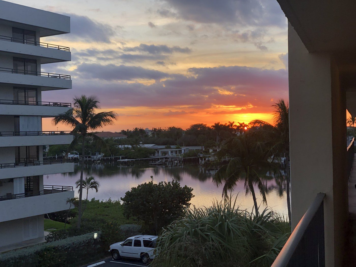 A Florida sunset, January 2019.