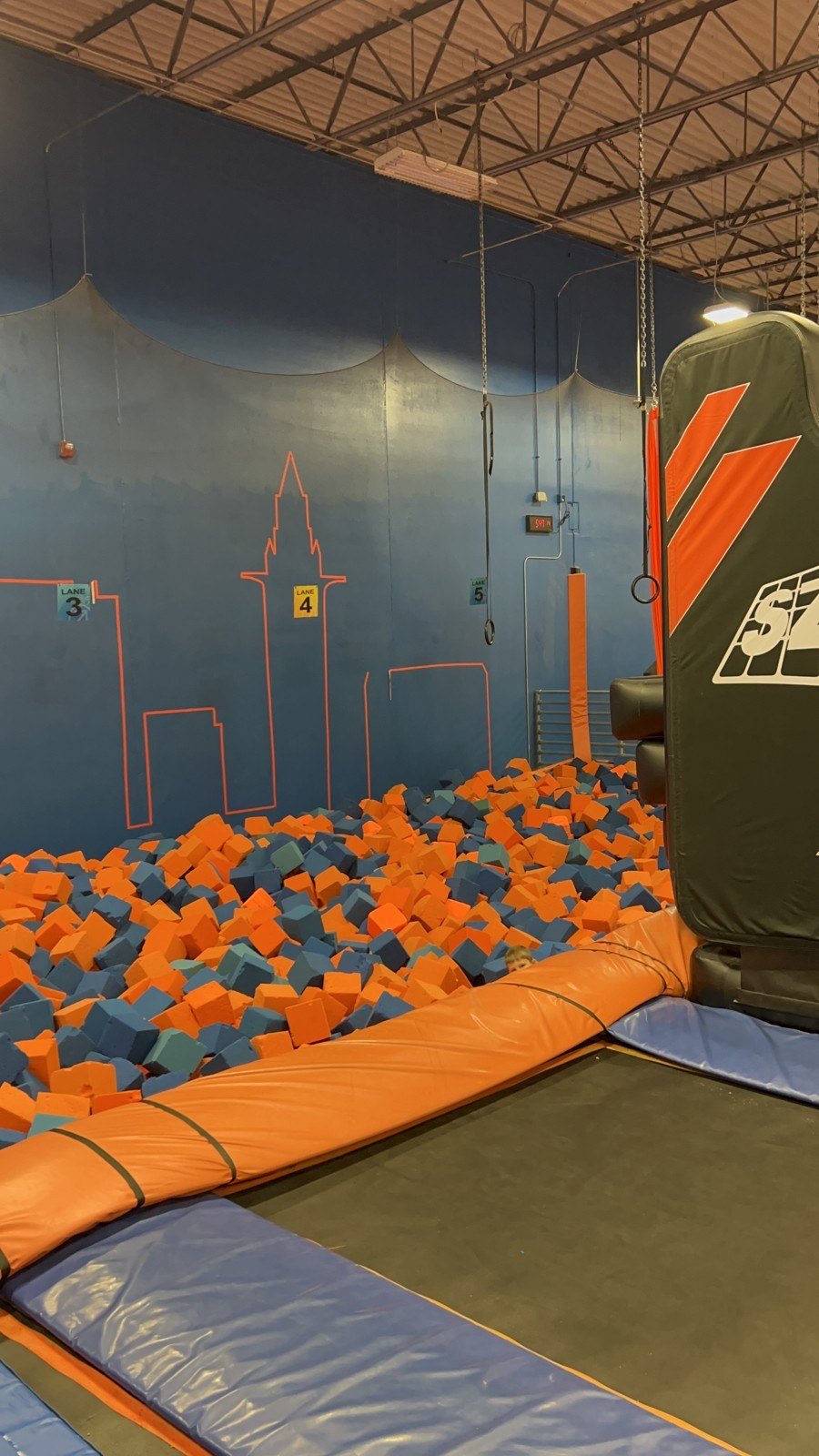 The foam pit, November 2022.