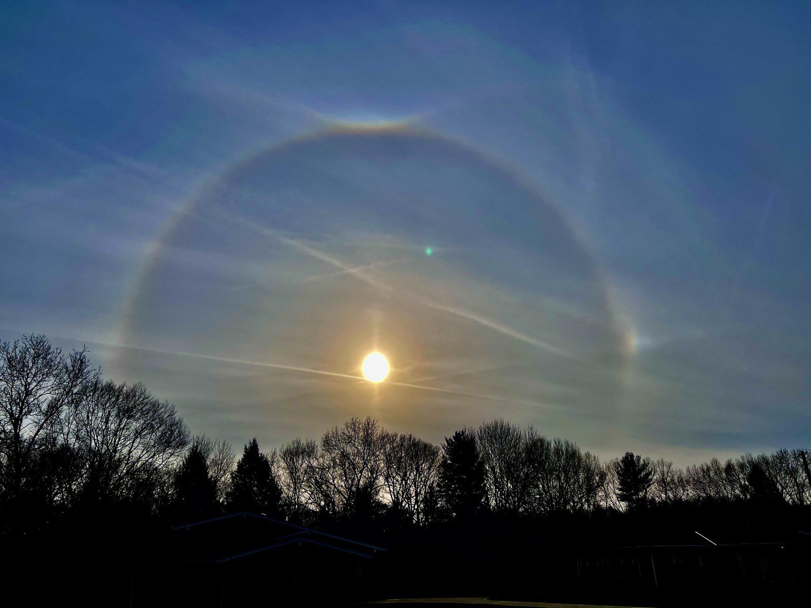 The winter sun, December 2022.